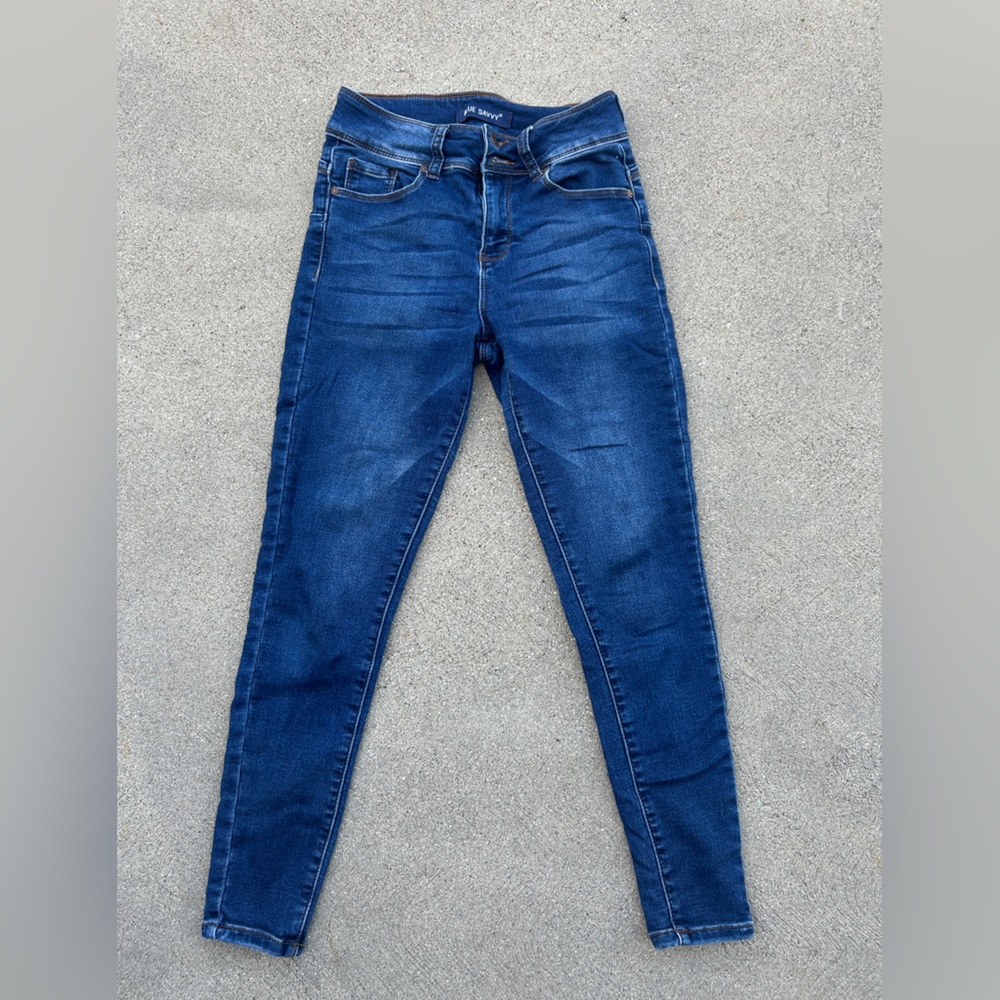 Blue Savvy Women's Blue Jeans Size 26